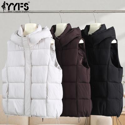 Moda Donna Casual Autunno Inverno Monocolore Stampa Senza Maniche Giubbotti & Cappotti Piumini