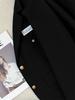 Women's Black Short Blazer - Petite Spring/Autumn Casual College Style Jacket