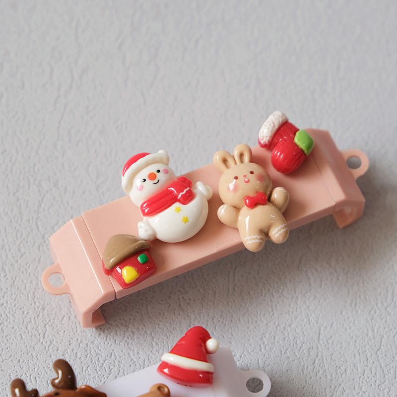 Neue Cartoon Universal Nette Candy Weihnachten Lanyard Zurück Clip Für Hängende Halsband Crossbody Schnur Telefon Fall Zurück Halterung Clip