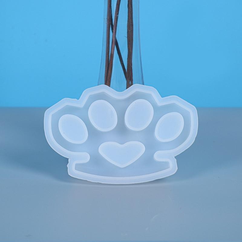 Kristall-Epoxidharz-Form Hand Finger Finger Staubwischer Gieß-Silikonform DIY Bastelarbeiten Schmuck-Gießform