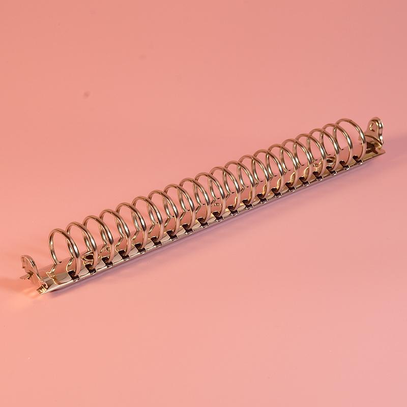 A5 B5 nerezová ocelová spona na kroužkový pořadač 20/26 kroužků na papírový pořadač na sešit, alba, deníky, kancelářské potřeby, školní papírenské potřeby