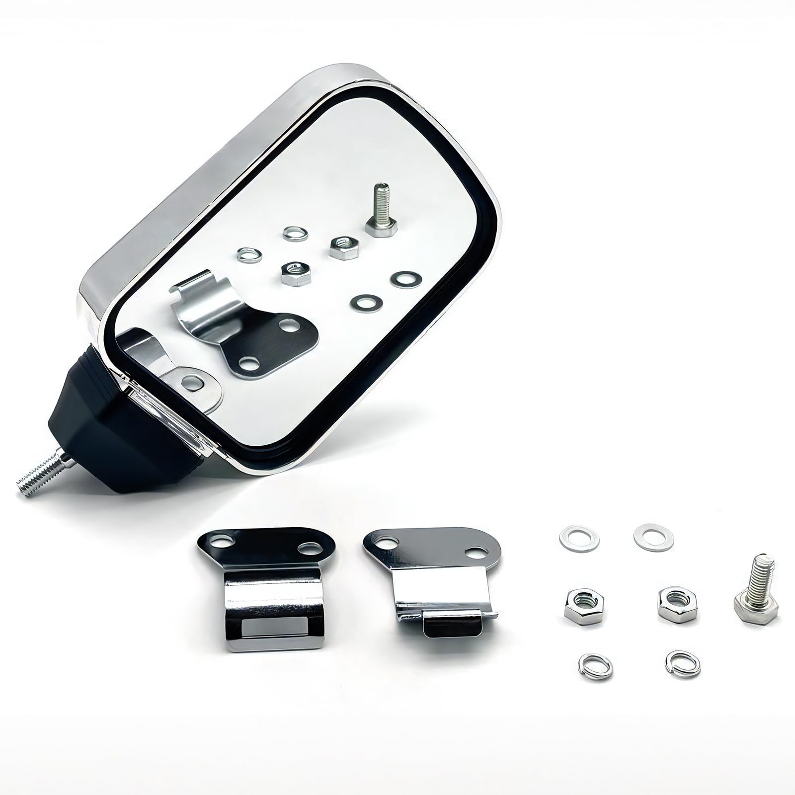 

Задний вид грузовика и боковые вспомогательные левый и правый уменьшают мертвую зону заднего вида [MelHome] Зеркала, Квадратные, Хромированные, Большие, Средние, 2-тонные грузовики,