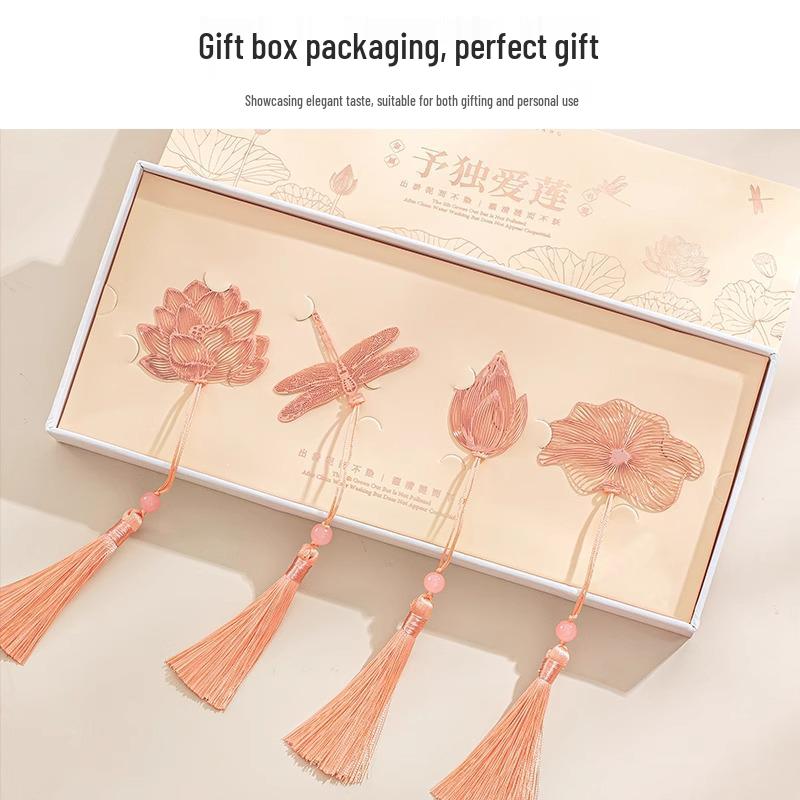 Antique Brass Palace Museum-Style Bookmarks – Classical Chinese Design