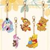 Lot de 5 Porte-clés Peinture Diamant Ours de Dessin Animé Double Face Kit de Loisirs Créatifs DIY Porte-clés Art Diamant Accessoires et Cadeaux