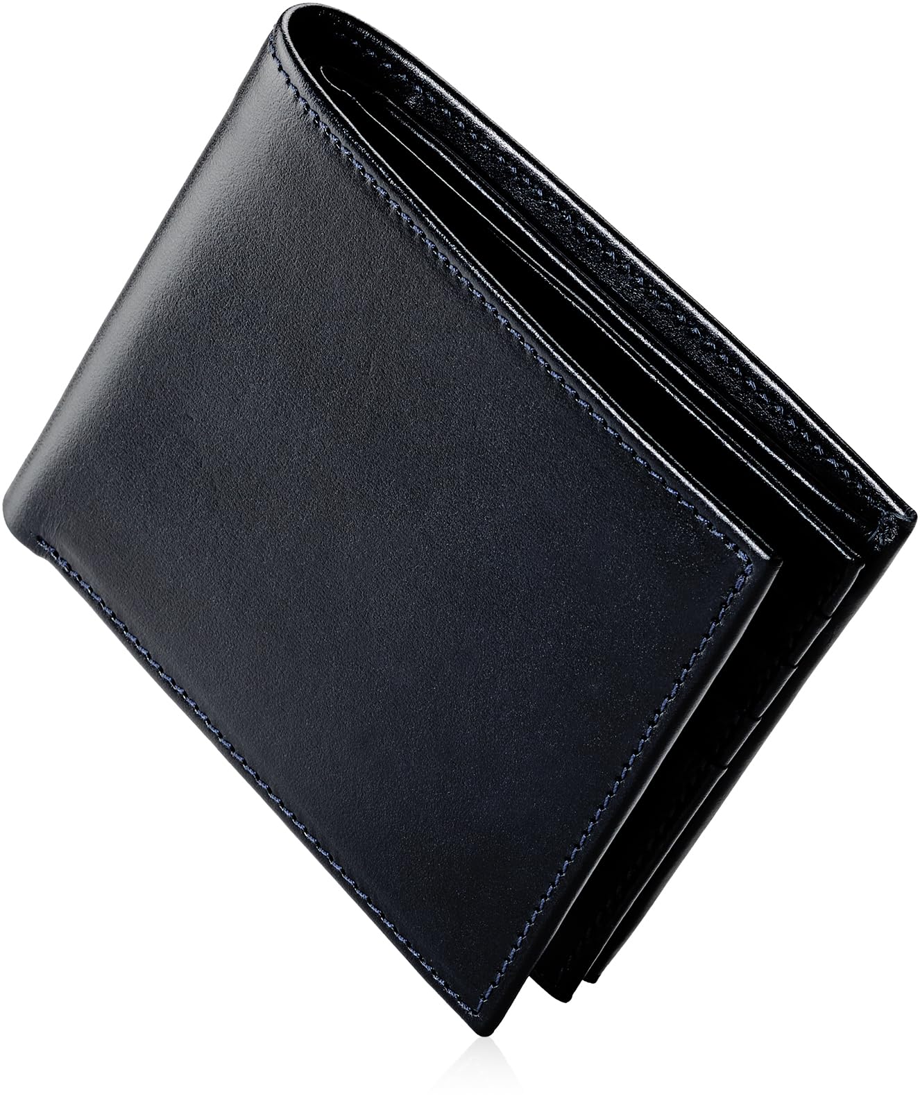 

Двоскладний гаманець Tokoro Setagaya Italian Leather Large Capacity [Balmore] [Featuring George s Base] Mens (ВМС) Темно-синій