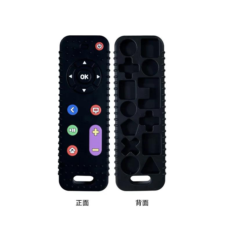 Baby TV Remote Control Teether Silicone Baby Anti-Eating Gloves Pacifier Bracelet Teething Stick Biting Toy Baby Care Accesorios