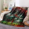 Cristiano Ronaldo Printed Flannel Blanket, Soft Throw for Bedroom Sofa, Washable,soccer Fan Merchandise, Great Gift.
