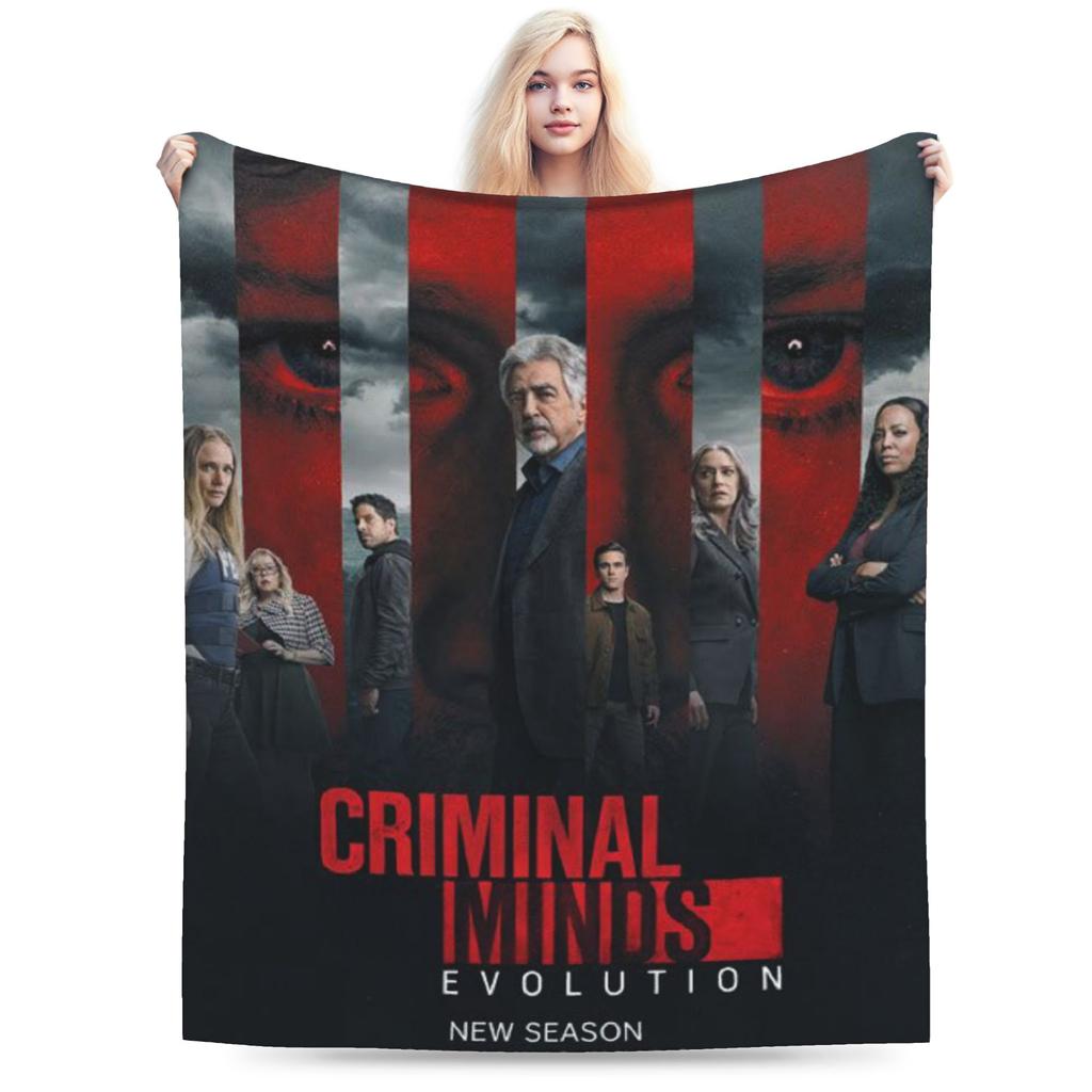 Cozy Criminal Minds Spencer Reid Blanket Stuff Sofa Decorative Throws And Blankets Lightweight Flannel for Bedroom