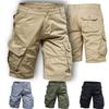 Pantalones cortos de trabajo para hombre, informales, con bolsillos, deportivos de verano hasta la rodilla.