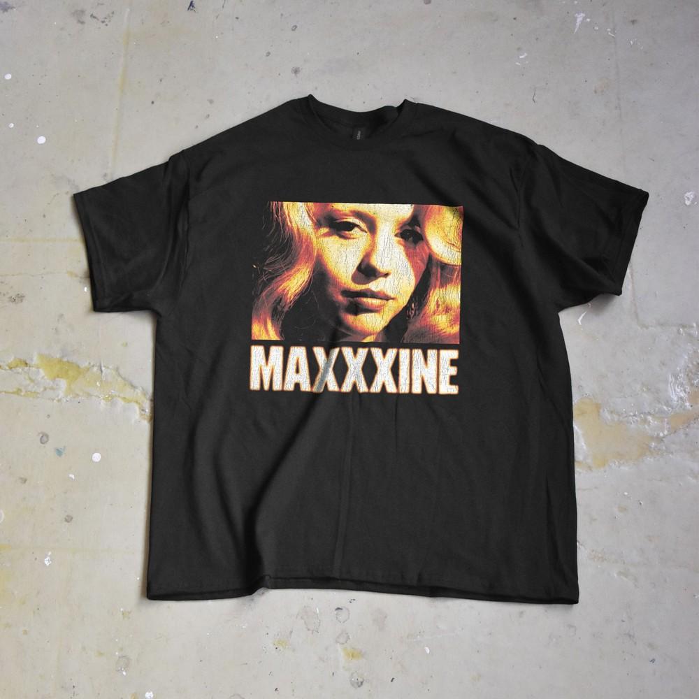 Maxxxine TShirt Mia Goth Tshirt Horror Movie Merch A24 Shirt Horror Shirt Unisex T-Shirt XXL