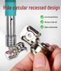 Stainless Steel Double Rib Saddle Clamp P-Type Pipe Clip for Wire and Water Pipe Fixing