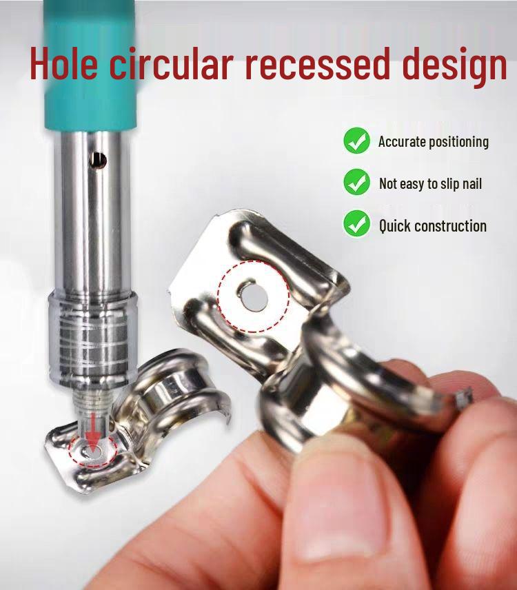 Stainless Steel Double Rib Saddle Clamp P-Type Pipe Clip for Wire and Water Pipe Fixing