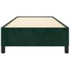 Bed Frame without Mattress Dark Green 90x190 cm Velvet