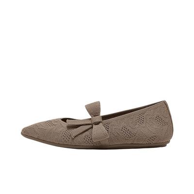 Cleo Point Wygodne Modne Codzienne Buty Damskie Mocha 159098-MOC