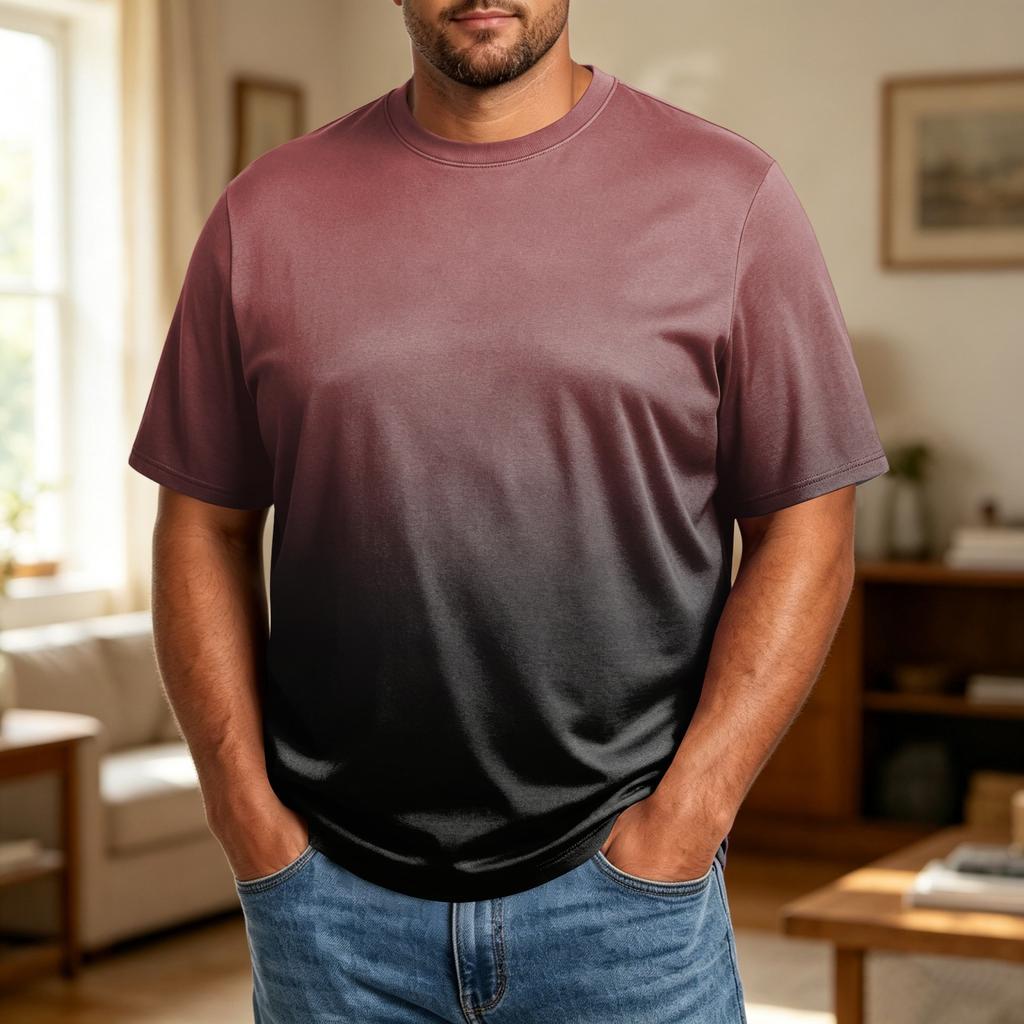 Men's Loose Fit Breathable T-Shirt for Casual Everyday Wear
