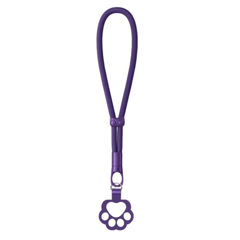Anti Drop Phone Lanyard Adjustable Length Metal Auto Locking Clasp Polyester Wristband For Mobile Devices Small Gadgets