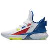 New LiNing Slip Resistant Breathable Support Rebound Low Top Sports Casual Shoes White Red Blue AGLQ073-2