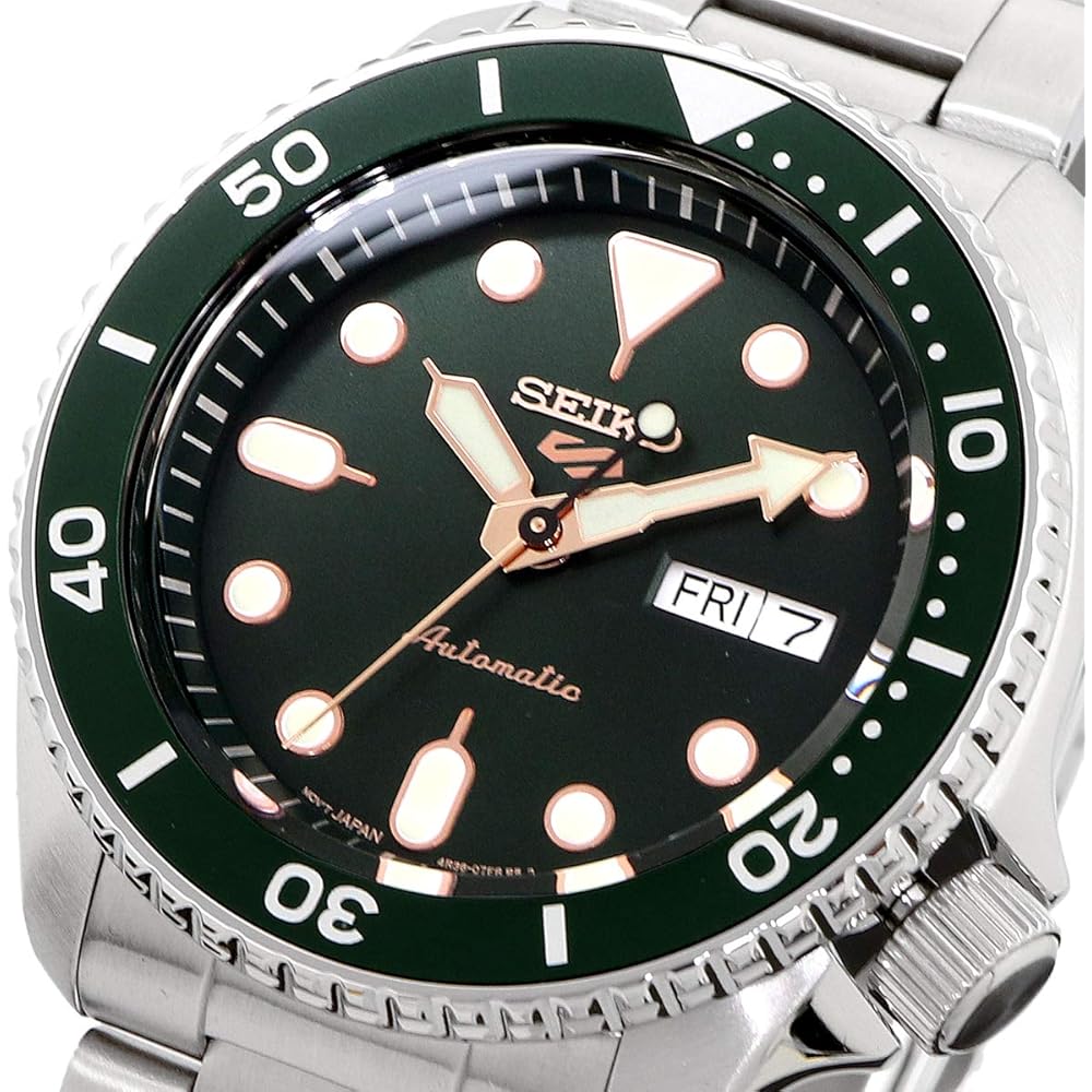 Seiko 5 Sports SKX Automatic Mechanical Watch Men's Green Limited Edition