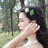 Clip Hair Accessories Headdress Gift Women's Hairpin Leaf Hair Clip Korean Style Knitted Barrette