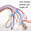 New Small Pet Adjustable Soft Harness Bird Parrot Mouse Hamster Ferrets Rat Pig Leash