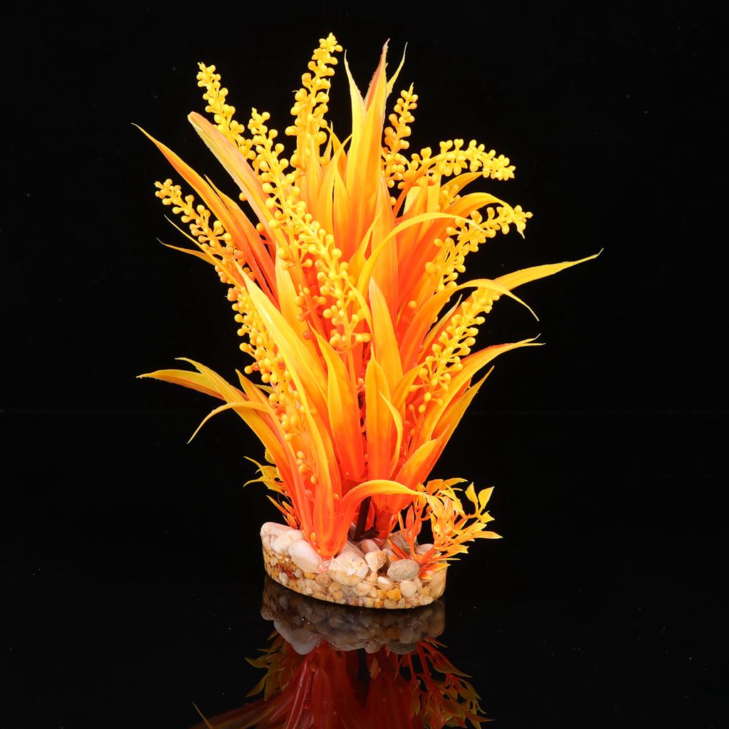 Buy 1pc Fake Plant Artificial Vivid Beautiful Plastic Decor Landscape Water Plant Grass for Fish
