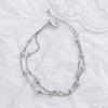 Star Bracelet Silver Color Round Bead Chain Bracelet For Women Girls Gift