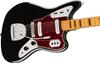Fender Mexican Electric Guitar II Maple Black with Soft Case Vintera® '70s Jaguar®, Fingerboard,