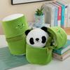 Bamboo Tube Panda Doll Plush Toy Cute Hug Bamboo Panda Doll Cartoon National Treasure Panda