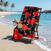 Bbunny Heart Fashion Beach Towel: Ideal for Summer Adventures Soft, absorbent and quick drying suitable for swimming and bathing