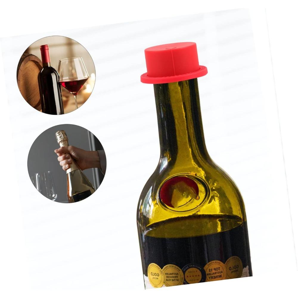 Press Type Inflatable Soda Cap, Beverage Bottle Cap, Glass Bottle Stopper, Pump Cap, Bottle Sealing Stopper, Wine Saver