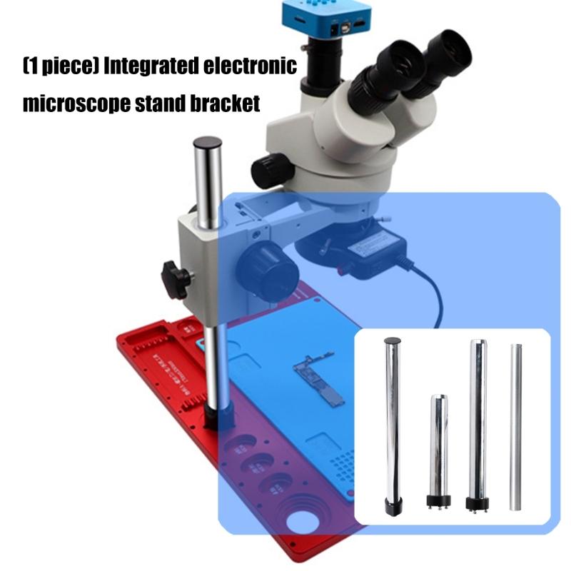 Laboratory Grade Microscope Support Column Durability Iron Materials Ergonomic Height Control For Scientific Analysis