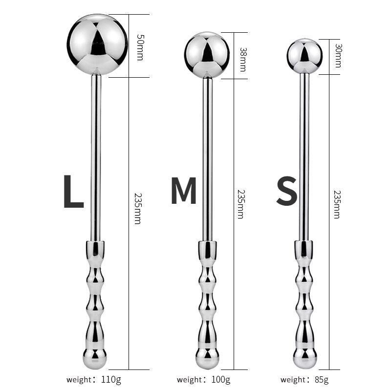 Anal Plug Stainless Steel Anus Dilation Sex Toys for Women Anal Beads Metal Butt Plug Prostate Stimulation