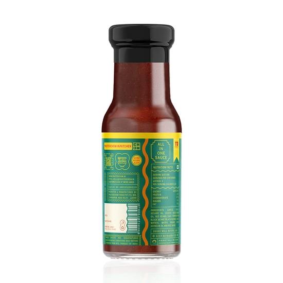 MasterChow Kolkata King Spicy Schezwan Stir Fry Cooking Sauce (220gm) | Get Restaurant Style Taste in Just 10 Minutes | Serves 4-5 Meals