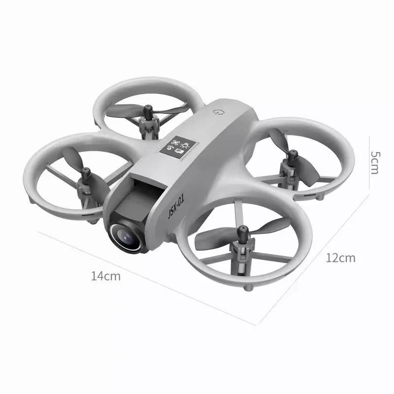 Mini Foldable Drone Dual HD Camera Obstacle Avoidance RC Quadcopter Hover LED Light