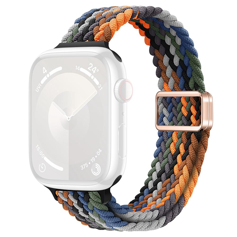 KALEBOL Braided Watch Strap For Apple Watch Series 10 Ultra 9 8 7 SE 6 5 4 3 2 1 46mm 49mm 45mm 44mm Magnetic Nylon Wristbands