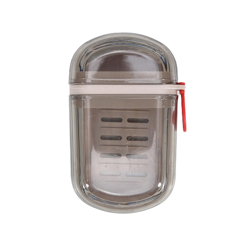 Portable Soap Box Travel Leak-Proof Drain Rack Suitable for Bathroom Kitchen Camping Gym Simple Soap Storage Box