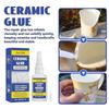 Multi-Functional Ceramic Repair Glue - Fast-Drying Epoxy for Porcelain, Glass & Plastic Repairs | Strong, Durable, Cost-Effective Adhesive for Home, C