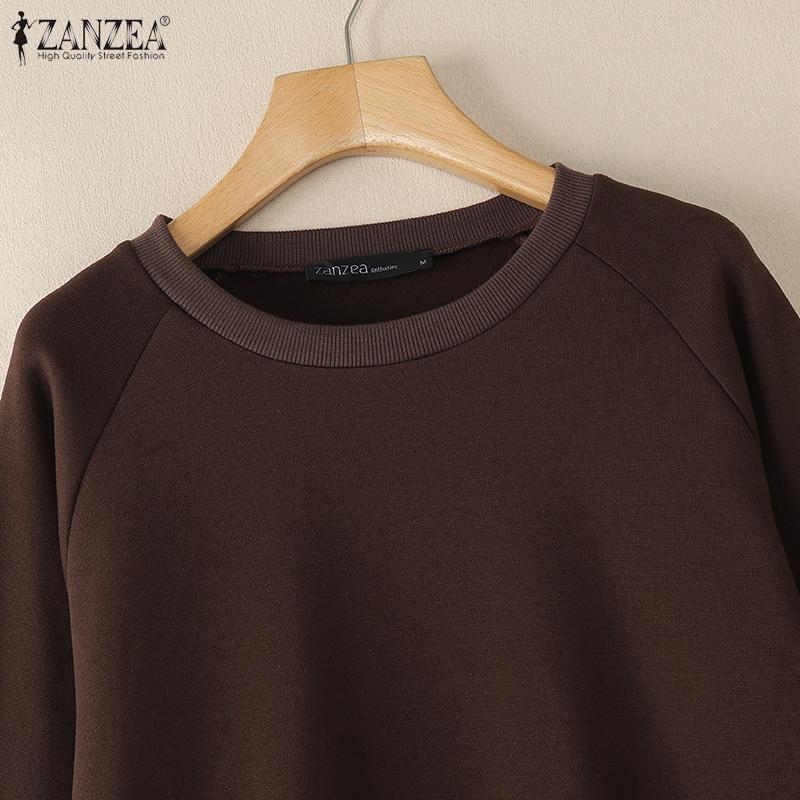 ZANZEA נשים סווטשירט וחצאית ארוכה חליפות שני חלקים