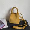 Premium retro bucket bag women's casual messenger bag mini handbag