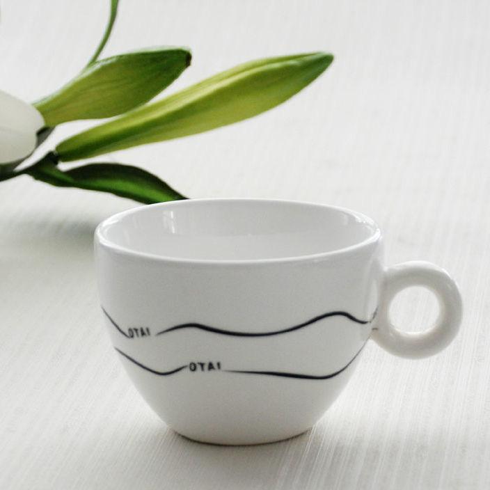 Enkel kaffekopp tallerken Todelt sett Nordic Style Frokostkopp Kaffekopp Keramisk Vannkopp Krus Melkekopp