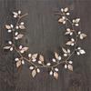 Handmade Pearls Floral Headbands For Women Bride Tiaras Hairbands Bridal Decorate Wedding Hair Accessories Queen Headband Gift