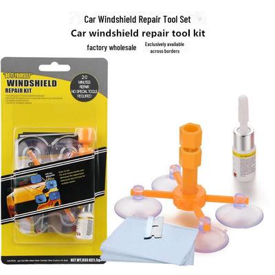 Car Glass Repair Tool Set - Front Windshield Crack Repair Liquid