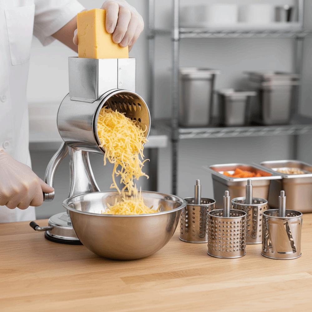 Rotační struhadlo Mletí arašídů s 5 vyměnitelnými čepelemi Kráječ sýra Pro kuchyňské použití