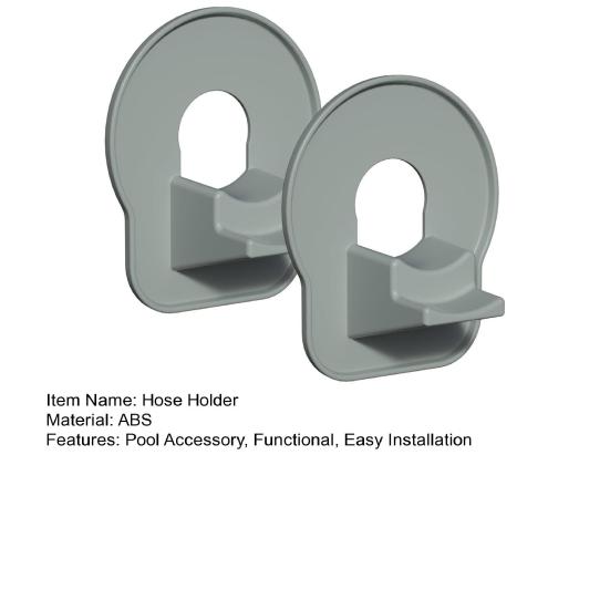 2 ks Držák bazénové hadice Bezvrtací Podpěra bazénové hadice Zabraňuje zalomení a prověšení Držák hadice pro nadzemní bazény