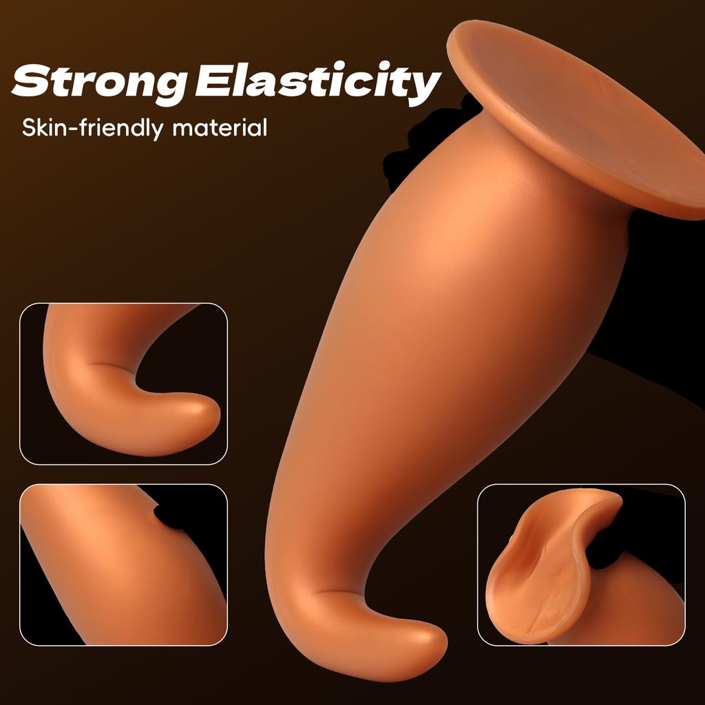 Golden Huge Deep Dildo Anal Plug Big Buttplug Dilatador Anal Penis Adult Sex Toys For Men Dick Monster Dildos For Women Sex shop