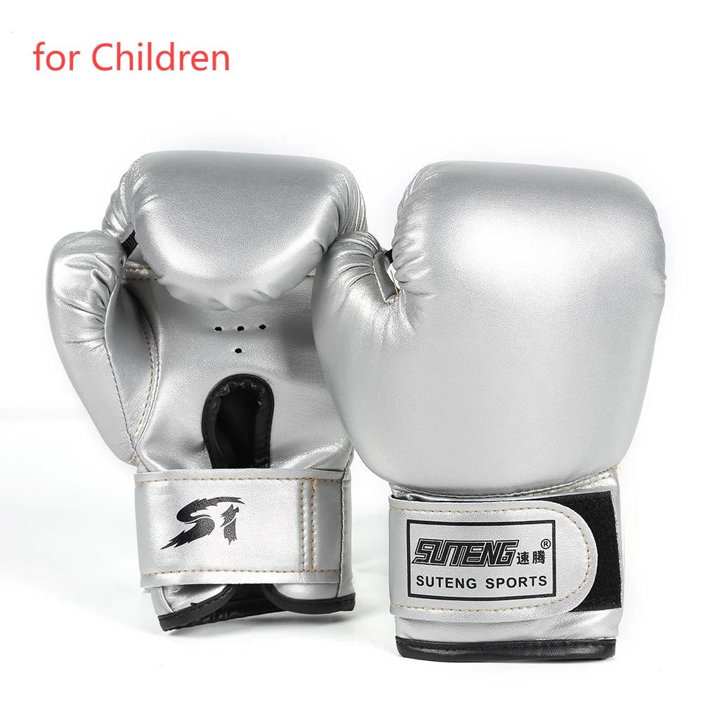 PU Boxing Gloves Fighting Kick Boxing Gloves Karate Muay Thai Training Workout Kickboxing Gloves Taekwondo Protector Adult Child