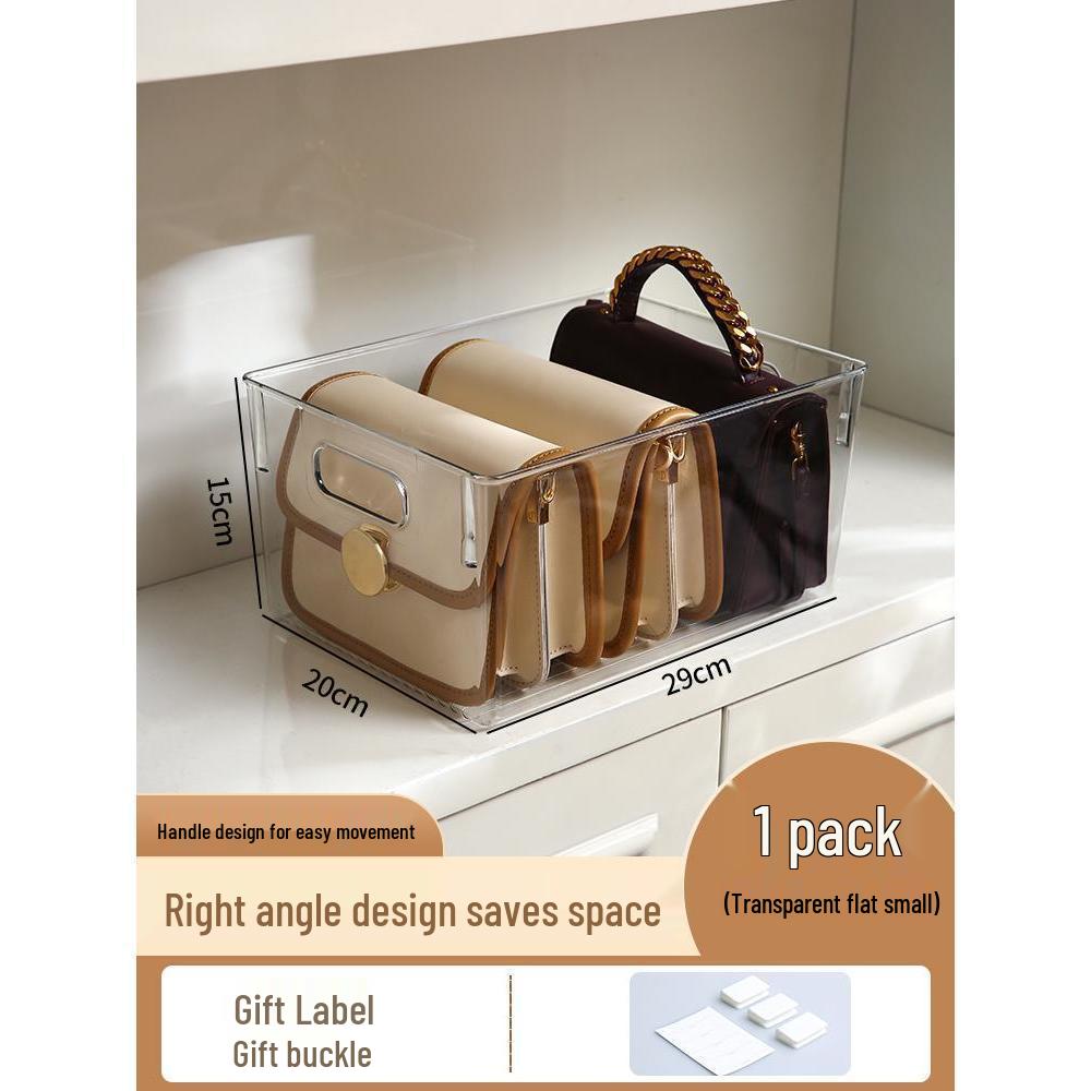Small Handbag Storage Rack Divider: Crossbody Bag Holder & Closet Organizer