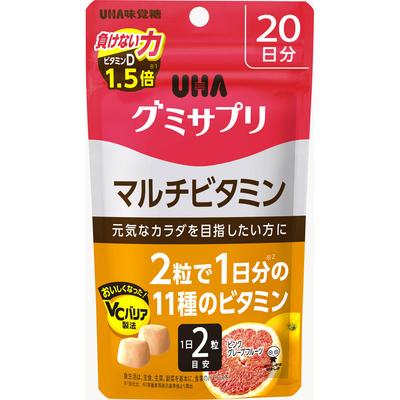 UHA Taste of Sugar UHA Gummy Supplement Multivitamin 20-Day Supply SP 40 Tablets Other (check Locks, Tongue Cleaners, Etc.) Vitamins Other (check Lock
