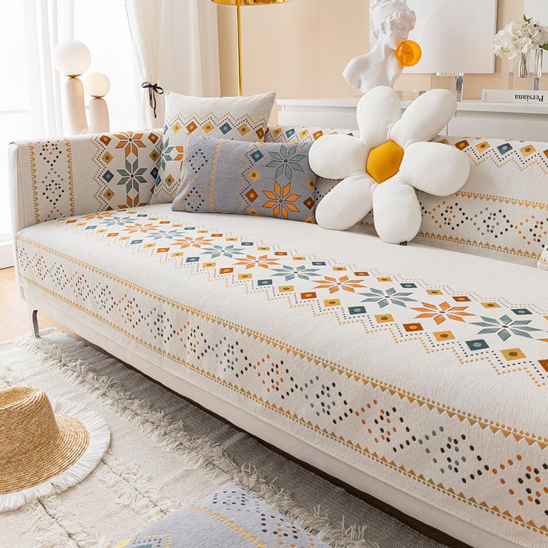 

Подушка для дивана Bohemia из шенилла, нескользящая подушка для гостиной, чехол для дивана, полотенце, всесезонный пылезащитный чехол для сиденья дивана, чехол для мебели 30x50 pillowcase 1pc