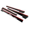 TRD Sport Style Side Skirt Set for 2018-2022 Toyota Camry - Black with Red Edge